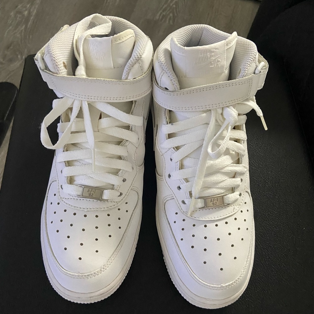 Size 7 Nike white Air Forces